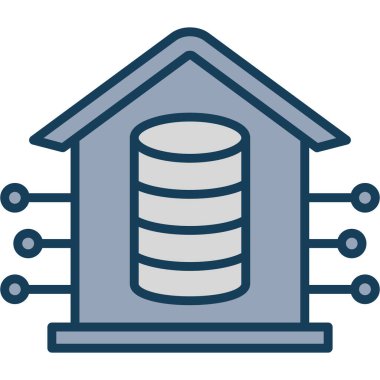 ev inşa vektör çizgisi simgesi