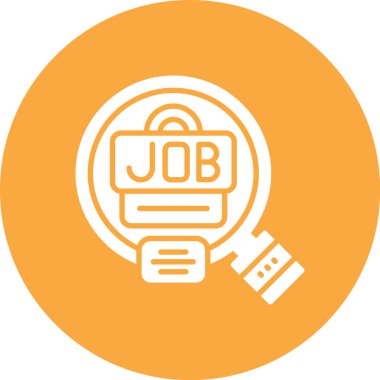 Kariyer. Web simgesi basit illüstrasyon