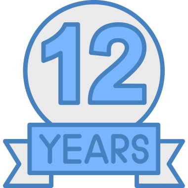 12. yıldönümü simgesi