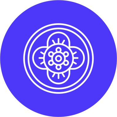 Mavi arkaplanın vektör illüstrasyonu