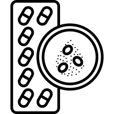 Haplar. Web simgesi basit illüstrasyon