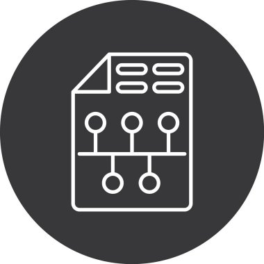 Sunucu. Web simgesi basit illüstrasyon