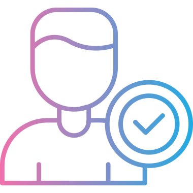 avatar simgesi vektör illüstrasyonu