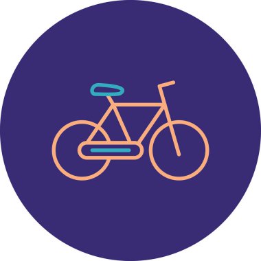 bisiklet ikonu vektör illüstrasyonu