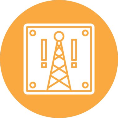 Modern simgenin vektör illüstrasyonu