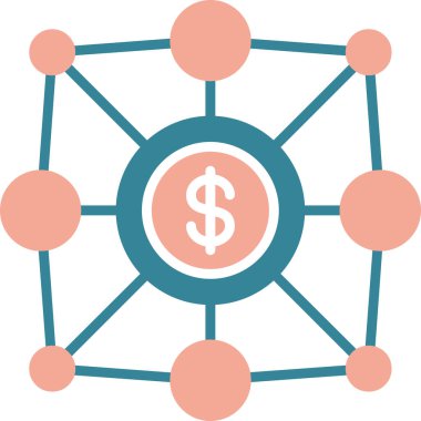 şebeke. Web simgesi basit illüstrasyon