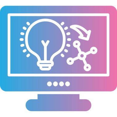 seo modern simgesinin vektör illüstrasyonu