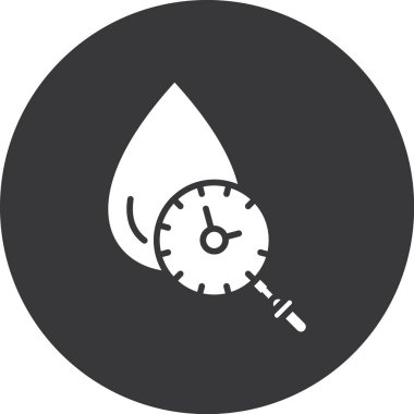 kan metre vektörü sembol tasarımı