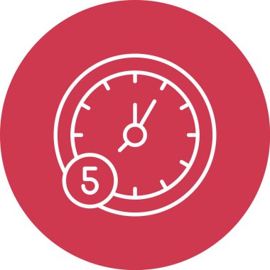 Kronometre vektör simgesi. Basit tasarım.