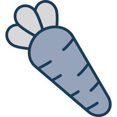 Tavuk. Web simgesi vektör illüstrasyonu