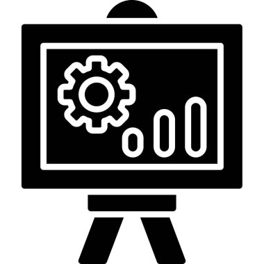 seo modern simgesinin vektör illüstrasyonu