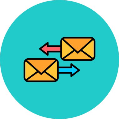 e-posta pazarlama vektör simgesi