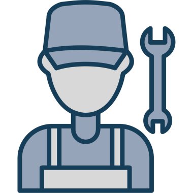 Yapı simgesi, vektör illüstrasyonu