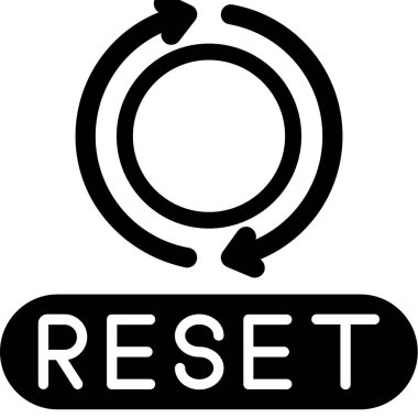 Yuvarlak bir simgenin vektör illüstrasyonu