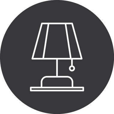 tablo lamba simgesi, vektör illüstrasyonu