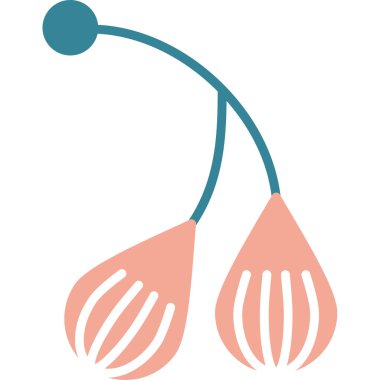 Mavi ve pembe rengin vektör çizimi