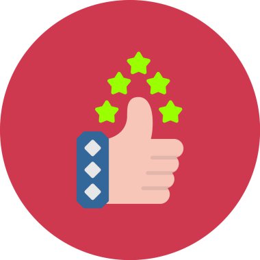 Başparmak yukarı. Basit tasarım