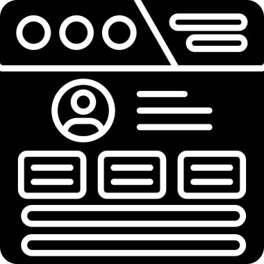 seo modern simgesinin vektör illüstrasyonu