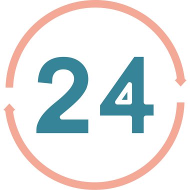 24 glyph simge vektörü. Bu düz tabela eko mavi ve pembe.