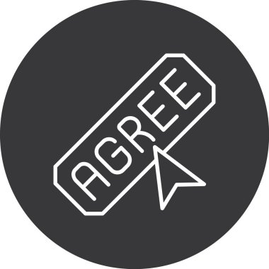 Modern simgenin vektör illüstrasyonu