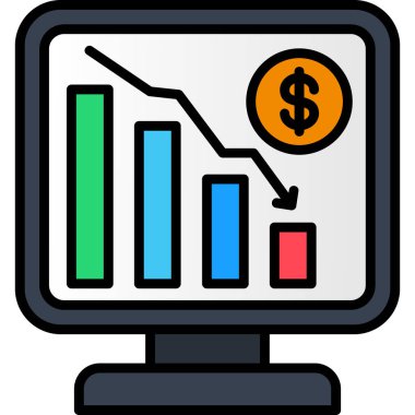 grafik iş grafik simgesi