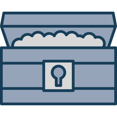 kutu simgesi vektör illüstrasyonu.