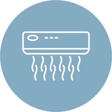 Klima ikonu vektör illüstrasyonu