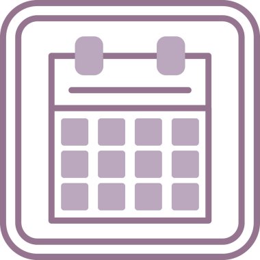 Takvim simgesi tasarımı