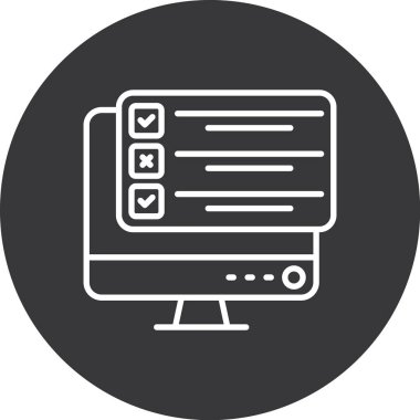 tarayıcı simgesi vektör illüstrasyonu