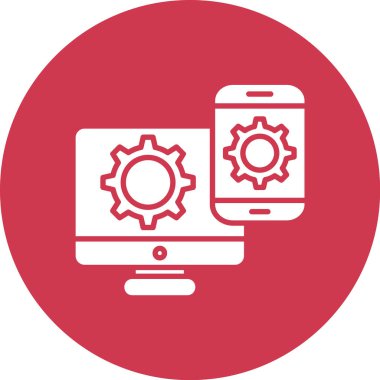 Vektör ayarı Simge illüstrasyonu