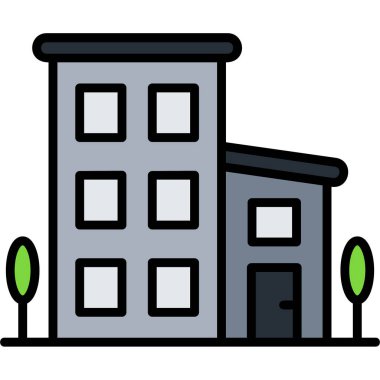 ev inşa vektör illüstrasyonu