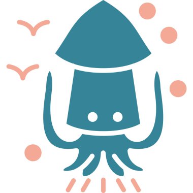 hayvan simgesi vektör illüstrasyonu