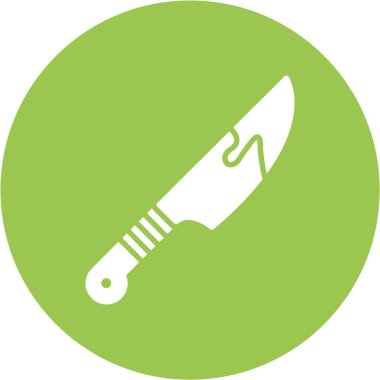 Bıçak simgesinin vektör illüstrasyonu