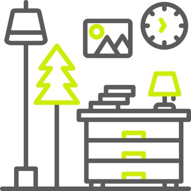 Lamba, lamba, masa, vektör simgesi, basit, düzenlenebilir, illüstrasyon, iç