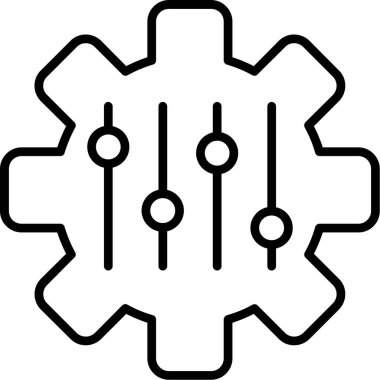 Teçhizat Web simgesi basit illüstrasyon