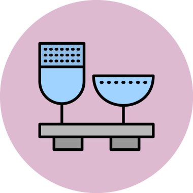 Modern simgenin vektör illüstrasyonu