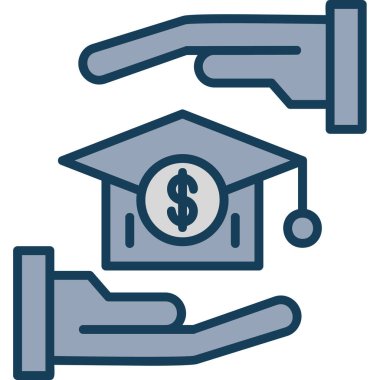 Banka. Web simgesi basit illüstrasyon