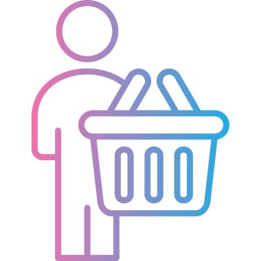 Çöp kutusu çöp simgesi taslak biçimi