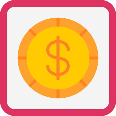 nakit finans para simgesi ana hat biçiminde