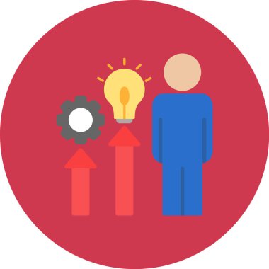 İnsan simgesinin vektör illüstrasyonu