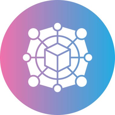 Modern b 'nin vektör illüstrasyonunda teknolojinin eksik simgesi