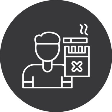 Maskeli bir adamın vektör çizimi