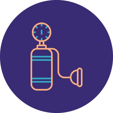 bomba simgesi, basit vektör çizimi