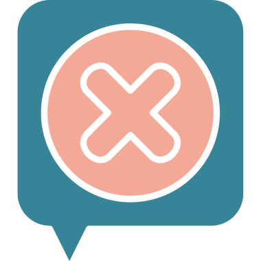 düz vektör simgesini iptal et