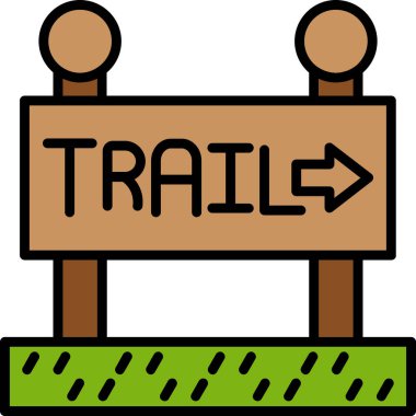 macera simgesi vektörü, düz tasarım illüstrasyonu