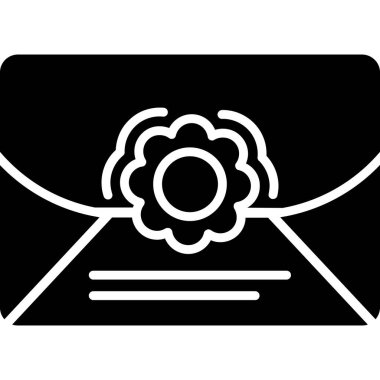 çiçek simgesi vektör illüstrasyonu