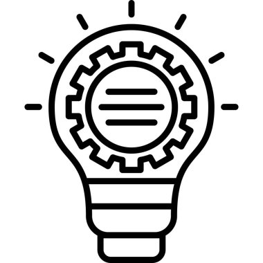 ampul fikri izole edilmiş ikon vektör illüstrasyon tasarımı