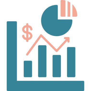 grafik vektör simgesi. biçim iki renkli düz sembol, yumuşak mavi renkler, yuvarlak açılar, beyaz arkaplan