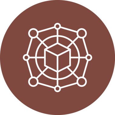 Bir web simgesinin vektör illüstrasyonu