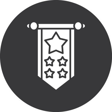 ödül rozeti simgesi, basit vektör illüstrasyonu